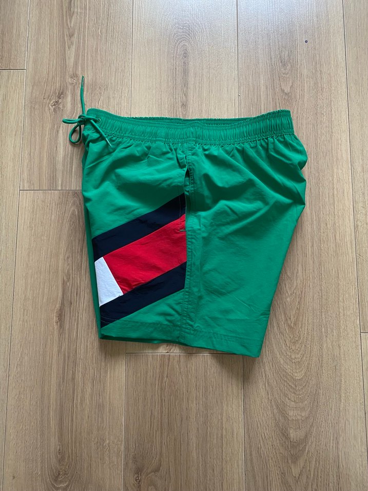 Kemerli Yeşil Erkek Mini Mayo Şort - Görsel 2