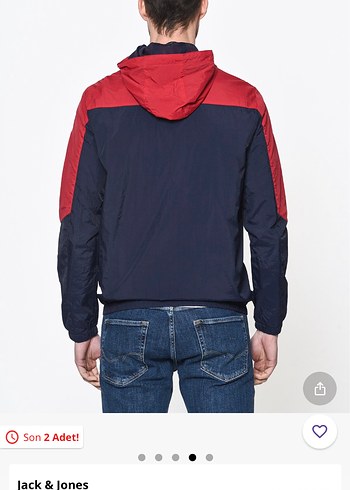 Jack & Jones Mavi Denim Günlük Ceket - Görsel 3