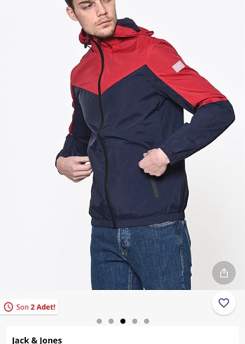 Jack & Jones Mavi Denim Günlük Ceket - Görsel 2