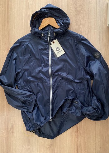 Erkek Lacivert Parlak Kapüşonlu Ceket - Görsel 7