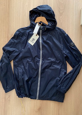 Erkek Lacivert Parlak Kapüşonlu Ceket - Görsel 6