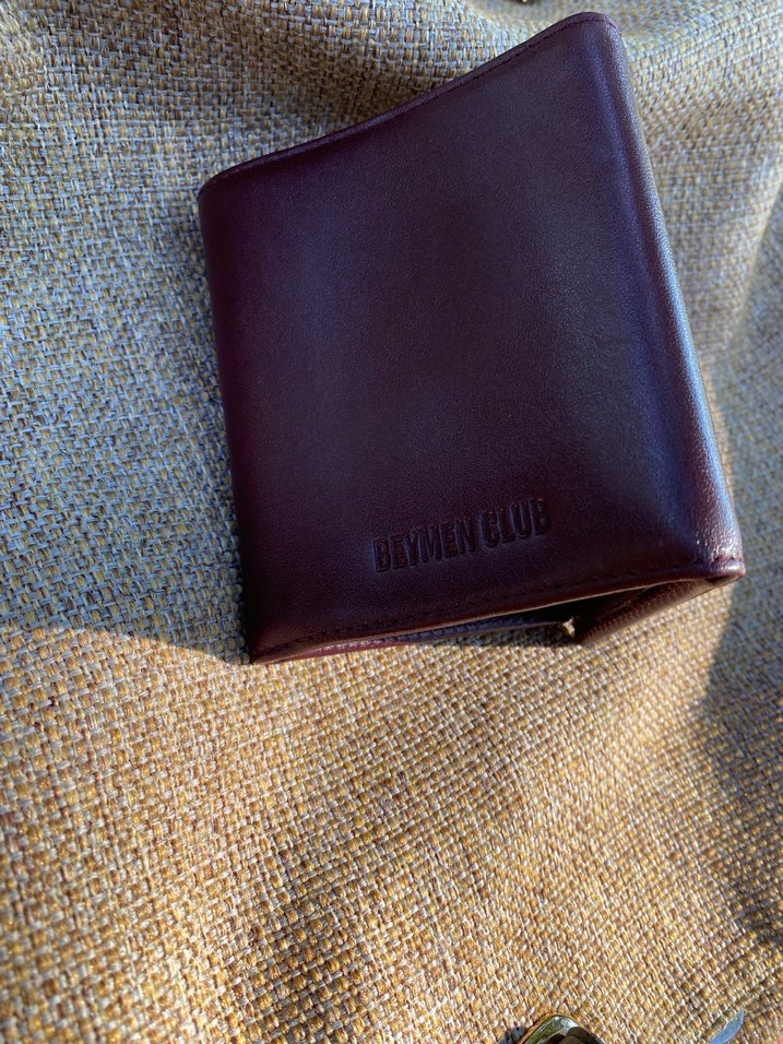 Burgundy Deri Erkek Cüzdanı - Beymen Club - Görsel 2