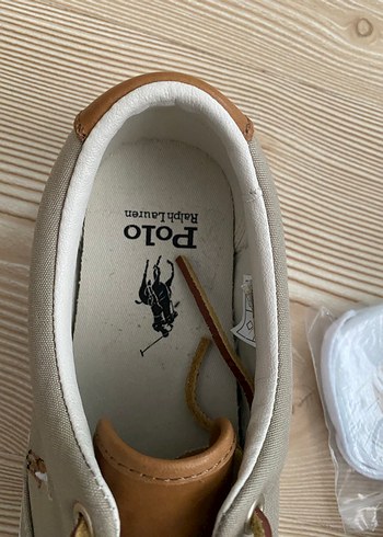 Bej Erkek Spor Ayakkabı Bağcıkları - Görsel 4