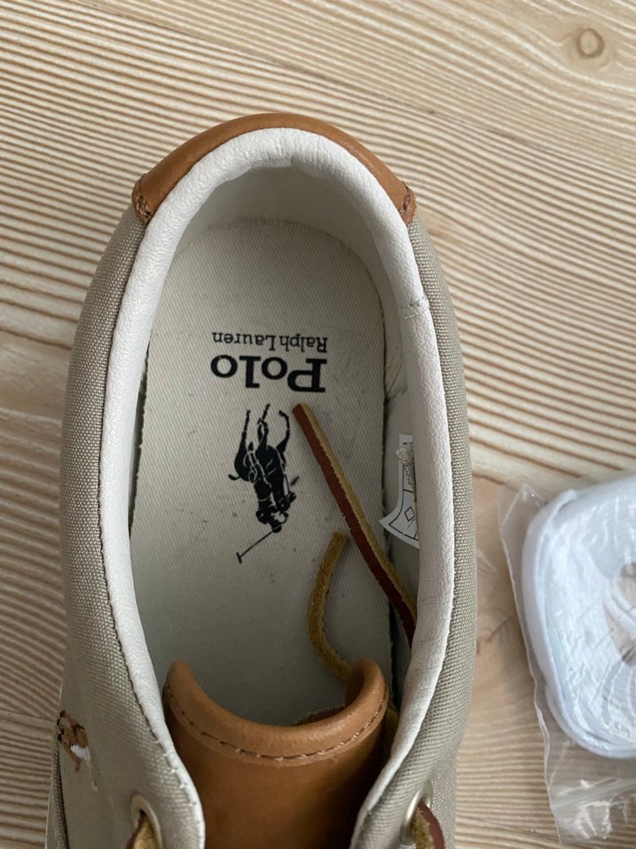 Bej Erkek Spor Ayakkabı Bağcıkları - Görsel 4