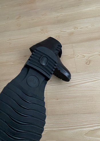 Siyah Erkek Bağcıklı deri Bot - Görsel 7