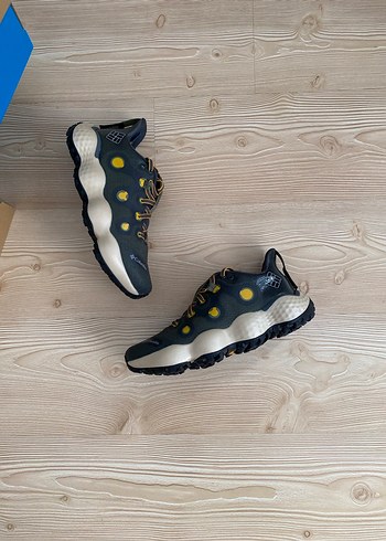 Erkek Sarı Outdoor Spor Ayakkabı Velcro - Görsel 7