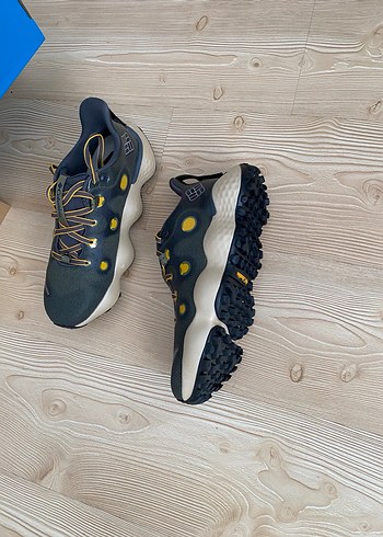 Erkek Sarı Outdoor Spor Ayakkabı Velcro - Görsel 8