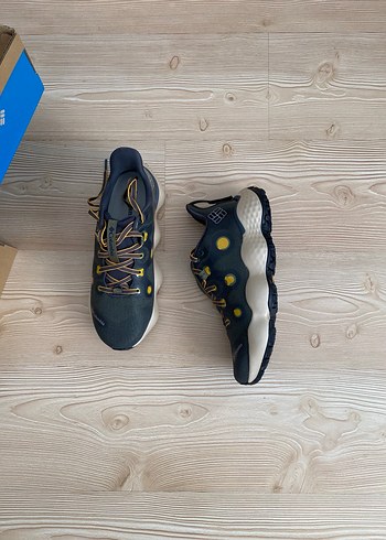 Erkek Sarı Outdoor Spor Ayakkabı Velcro - Görsel 6