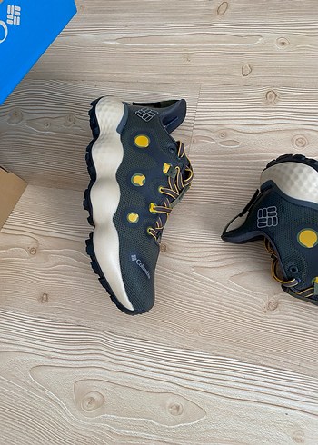 Erkek Sarı Outdoor Spor Ayakkabı Velcro - Görsel 3