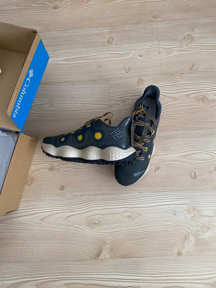 Erkek Sarı Outdoor Spor Ayakkabı Velcro - Görsel 2