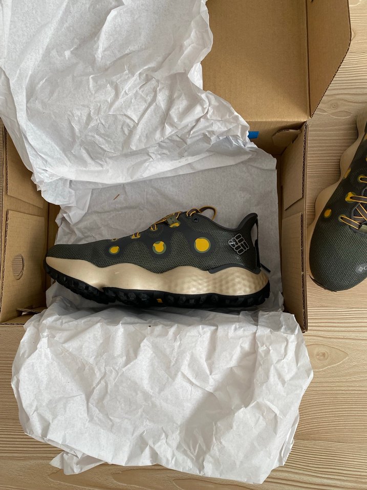 Erkek Sarı Outdoor Spor Ayakkabı Velcro - Görsel 5