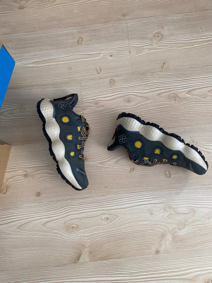 Erkek Sarı Outdoor Spor Ayakkabı Velcro - Görsel 4