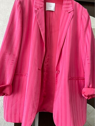 Mango Pembe blazer ceket