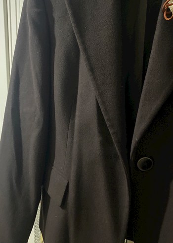 Acıkahve Düğmeli kaşe Kadın Blazer Ceket - Görsel 2