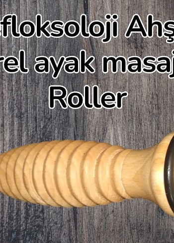 Doğal Ahşap Refleksoloji Ayak Masaj Aleti - Görsel 2