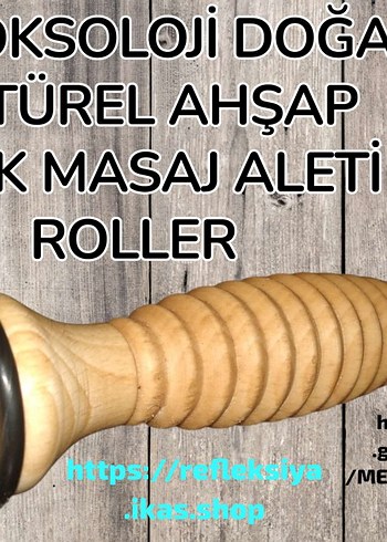 Doğal Ahşap Refleksoloji Ayak Masaj Aleti - Görsel 3