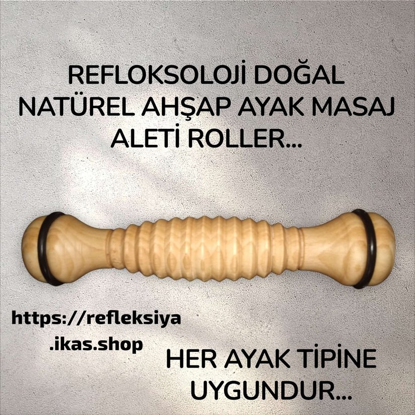 Doğal Ahşap Refleksoloji Ayak Masaj Aleti - Görsel 2