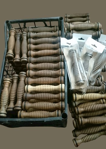 Antibakteriyel Ceviz Ağacı Ayak Masaj Aleti - Görsel 2