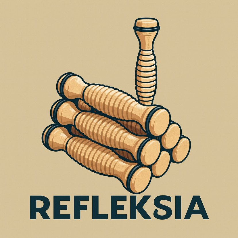 Bej ve Gri Ahşap Oyuncak AYAK MASAJ ALETİ - Görsel 4