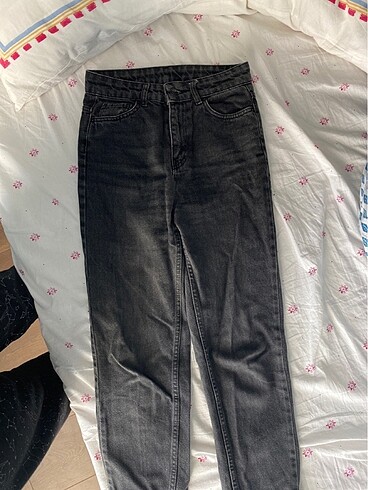 xs Beden Gri kot pantolon