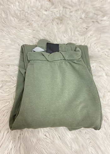 HM Kız Çocuk Haki Rahat Kesim Sweatpant - Görsel 3