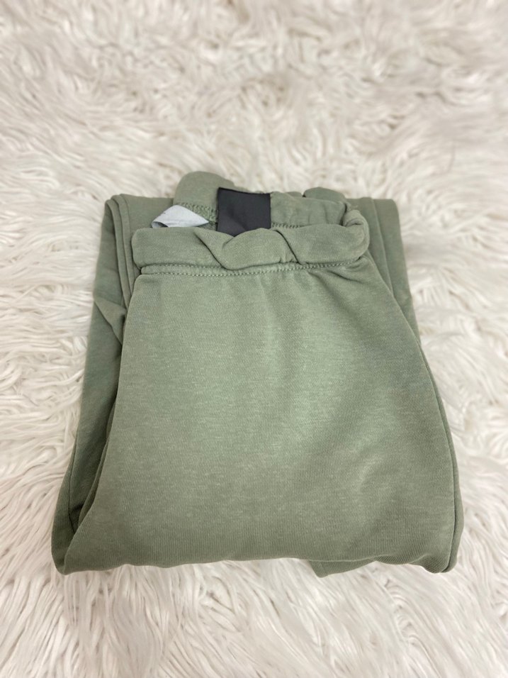 HM Kız Çocuk Haki Rahat Kesim Sweatpant - Görsel 3