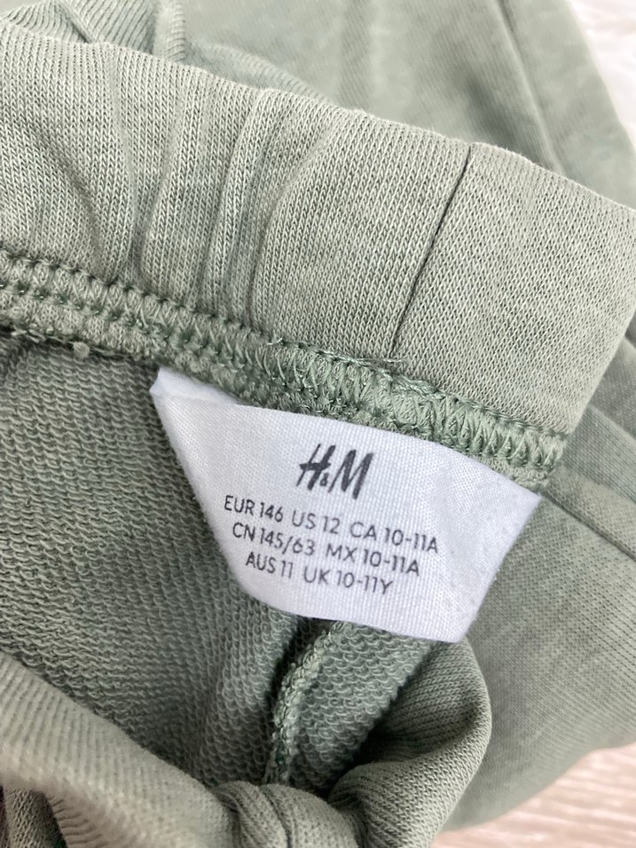 HM Kız Çocuk Haki Rahat Kesim Sweatpant - Görsel 2