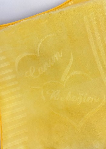 Pastel Sarı Çocuk Battaniyesi - Görsel 2