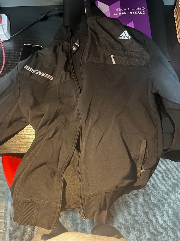 Adidas Siyah Fermuarlı Ceket - Görsel 2