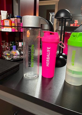 Renkli Herbalife shaker Termos Şişeleri - Görsel 2