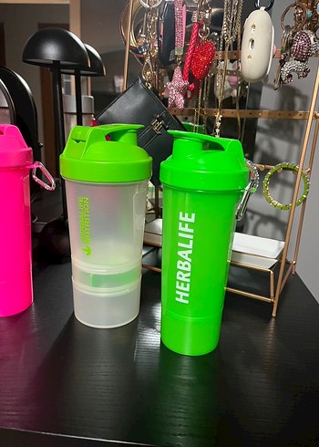 Renkli Herbalife shaker Termos Şişeleri - Görsel 3
