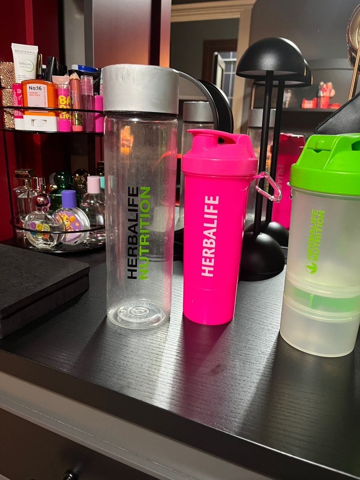 Renkli Herbalife shaker Termos Şişeleri - Görsel 2
