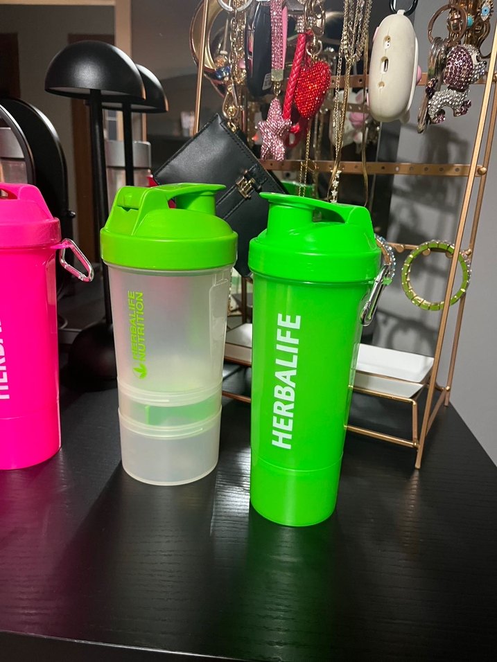 Renkli Herbalife shaker Termos Şişeleri - Görsel 3
