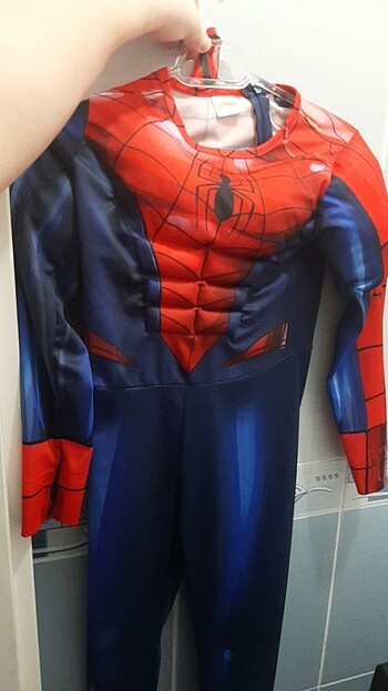 Spider man 7-8 yas kostüm 