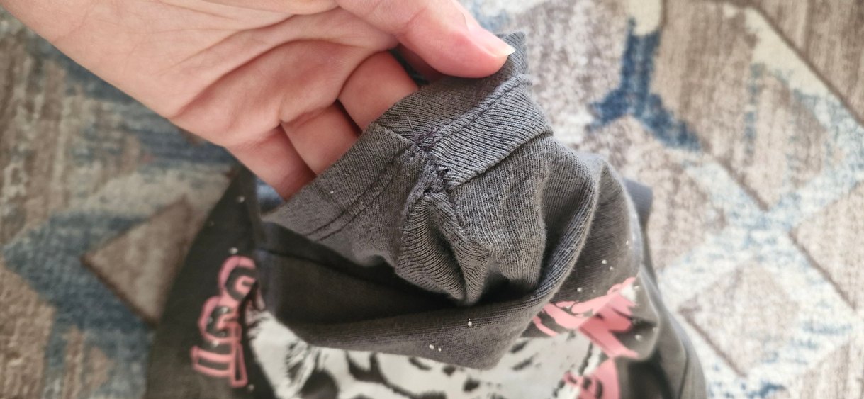 Rock Punk Baskılı Kız Tişörtü - Görsel 4