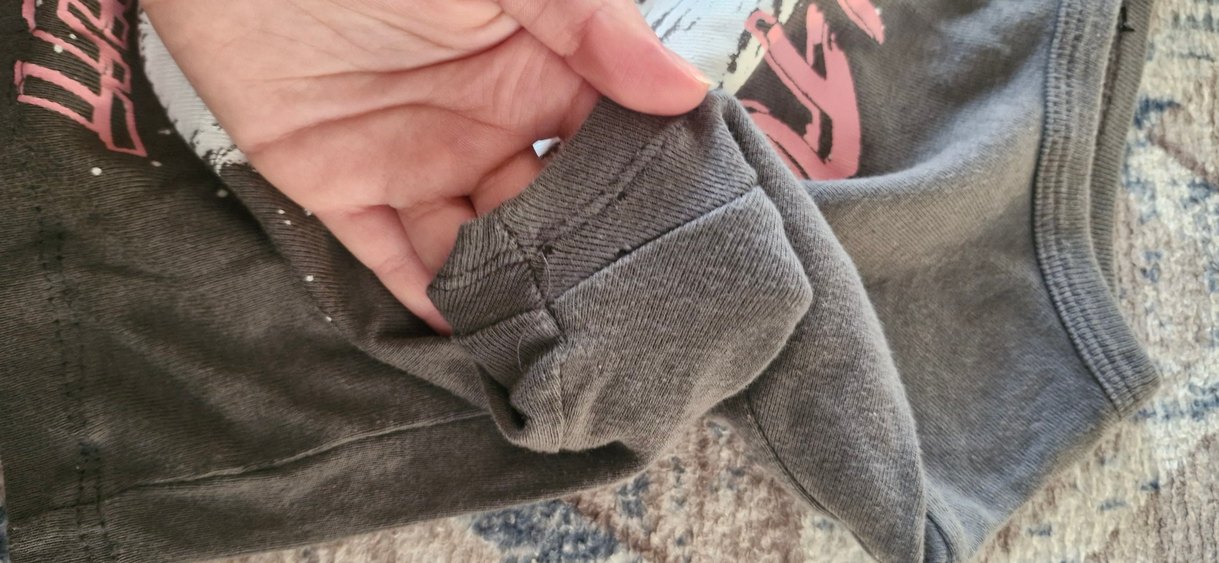 Rock Punk Baskılı Kız Tişörtü - Görsel 3