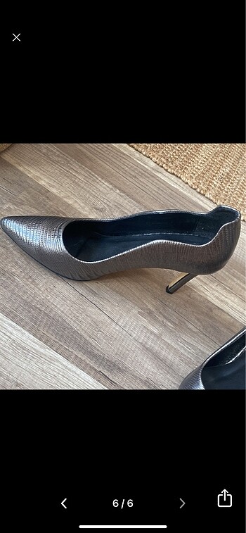 Lame Elle topuklu ayakkabı - Görsel 2