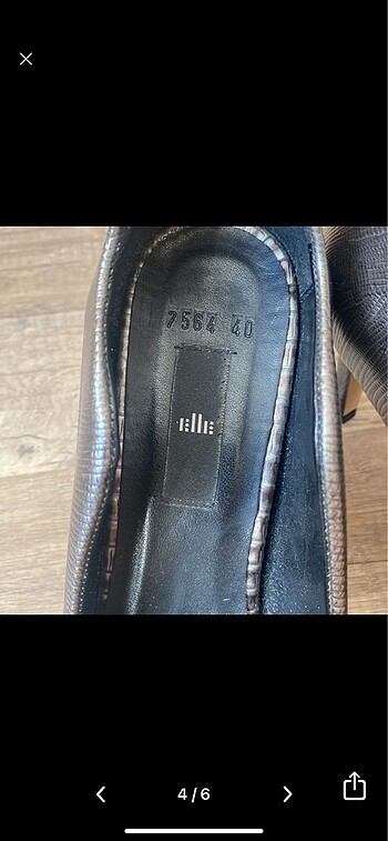 Lame Elle topuklu ayakkabı - Görsel 6