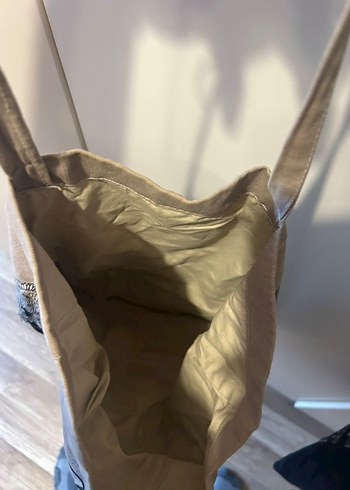 Köpek Desenli Baskılı Kadın Kumaş Çanta - Görsel 5