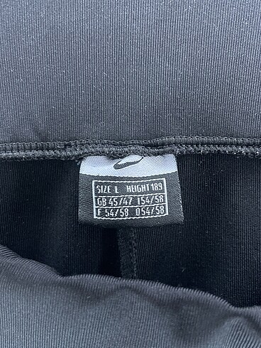 l Beden siyah Renk Nike Tayt / Spor taytı %70 İndirimli.