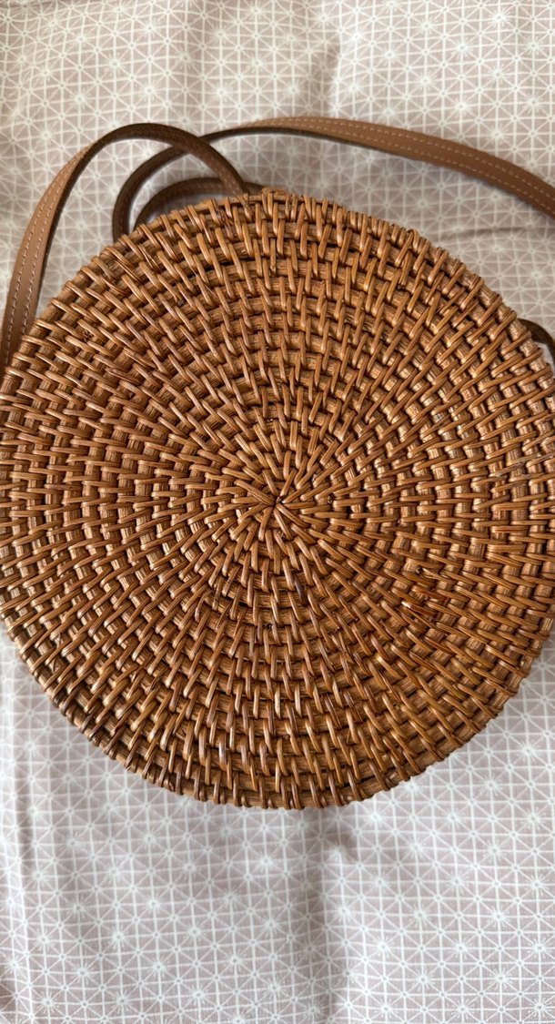 Mango Örgü Yuvarlak Kadın Çapraz Çanta - Görsel 4