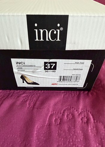 İnci Abiye Parlak Siyah Tokalı Stiletto Topuklu Kadın Ayakkabı - Görsel 5