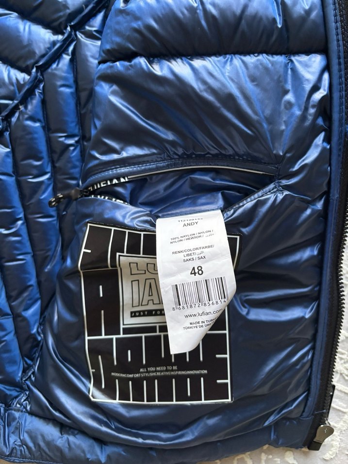 Lufian Lacivert Erkek Şişme Mont - Görsel 3