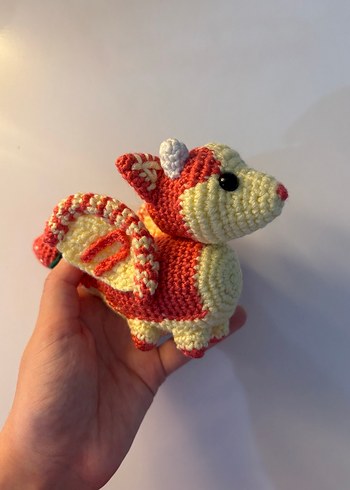 Shortcake dragon örgü - Görsel 3