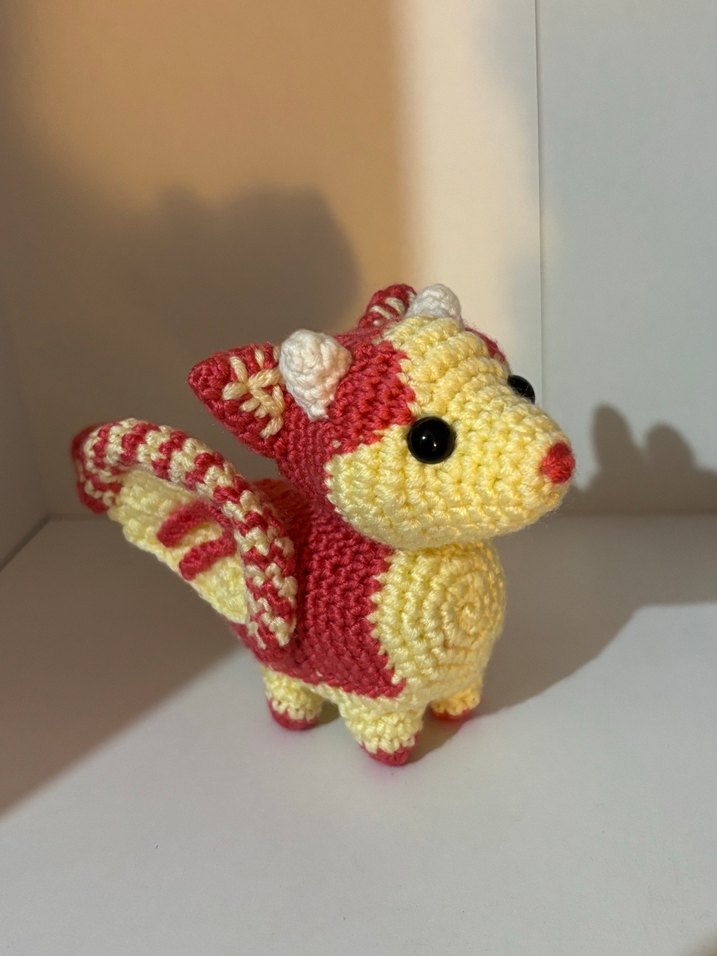 Shortcake dragon örgü - Görsel 4