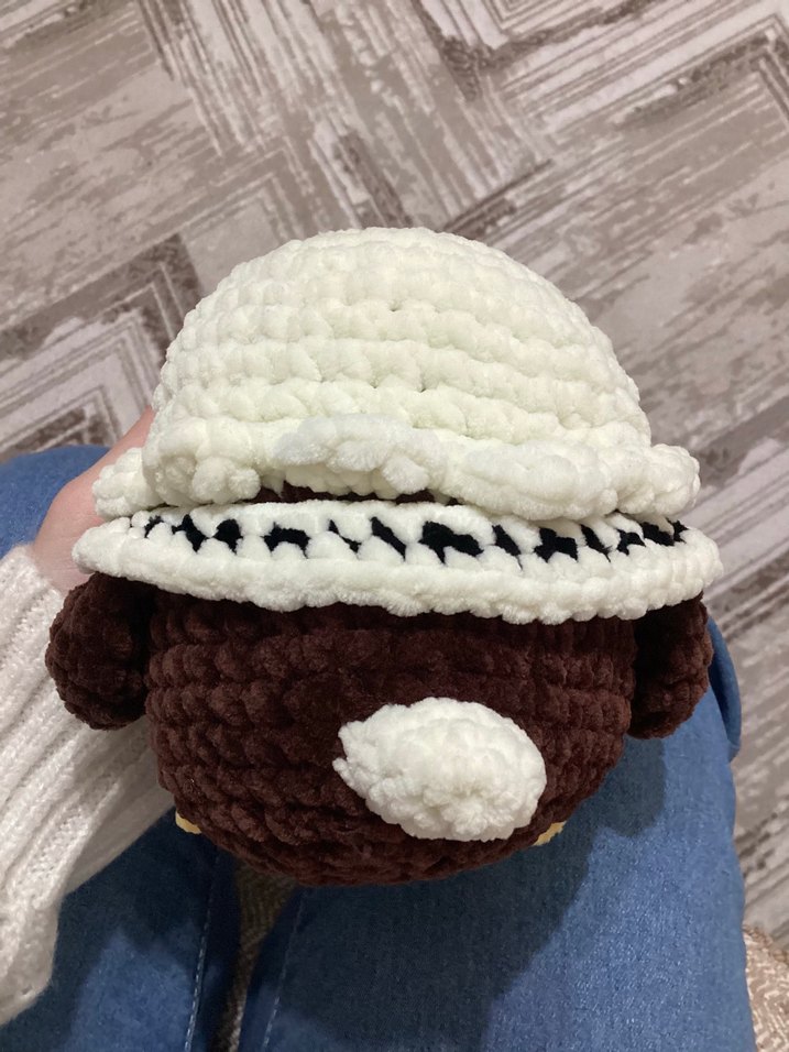 Beşiktaş kartal örgü peluş - Görsel 5