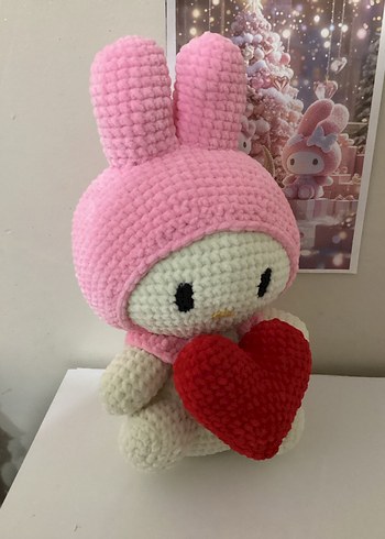 My melody örgü peluş - Görsel 2