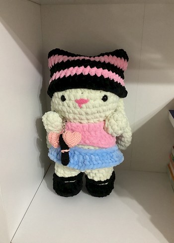 Blackpink tavşan örgü peluş - Görsel 5