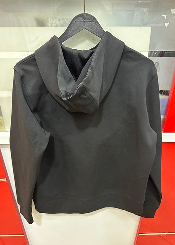 Siyah Fermuarlı Bayan Sweatshirt - Görsel 3