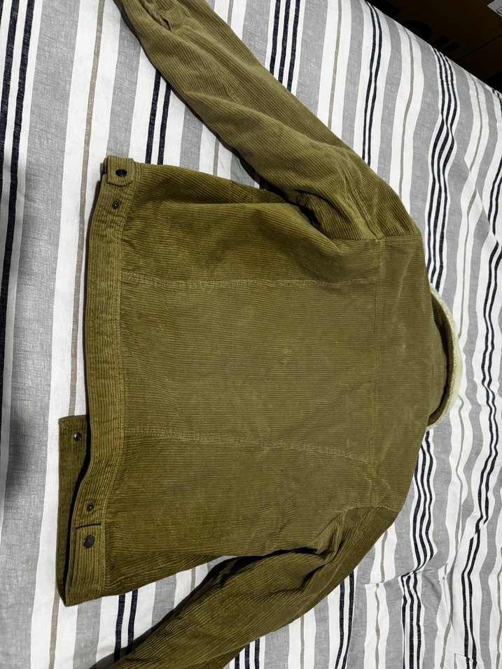 PULL BEAR ERKEK İÇİ YÜNLÜ KADİFE MONT - Görsel 2